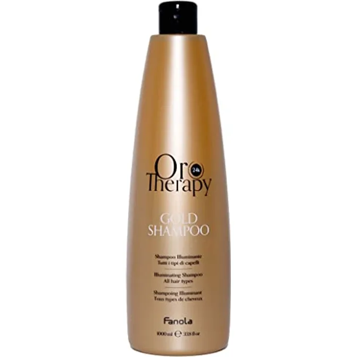 Fanola Orotherapy Aufhellung Shampoo für alle Haartypen, 1000 ml