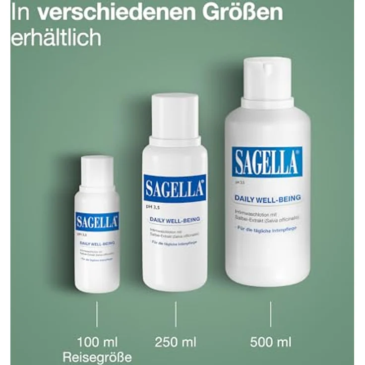 SAGELLA pH 3,5 Waschemulsion, Intimwaschlotion für tägliche Pflege, 100 ml – Bild 6