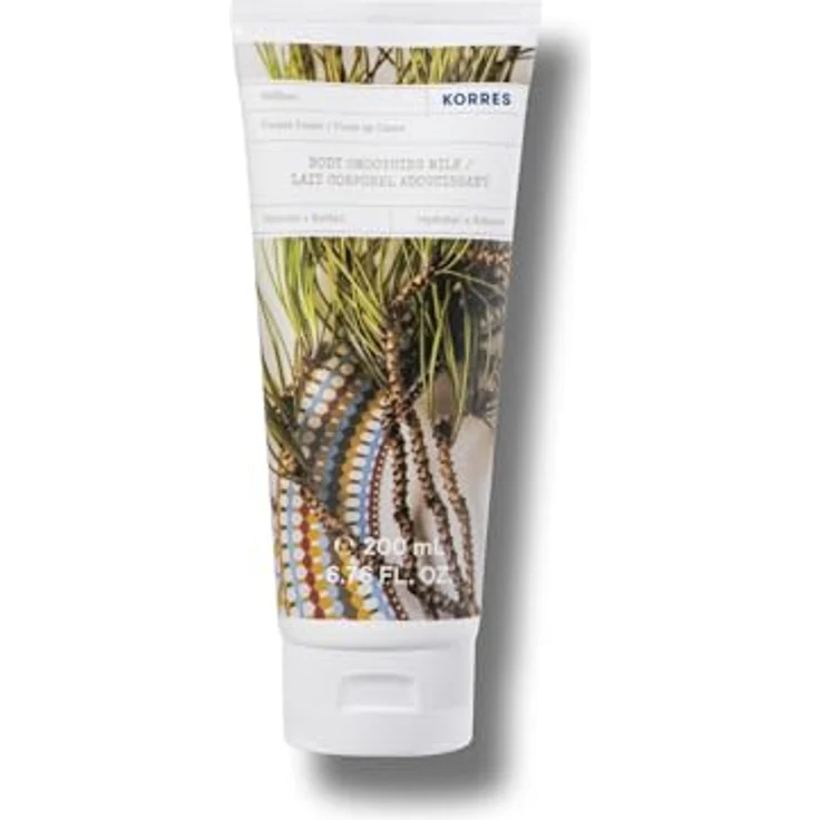 KORRES Forest Cedar Body Milk 200 ml, feuchtigkeitsspendende Lotion mit holzigen Zedernholznoten und langanhaltender Hydratation