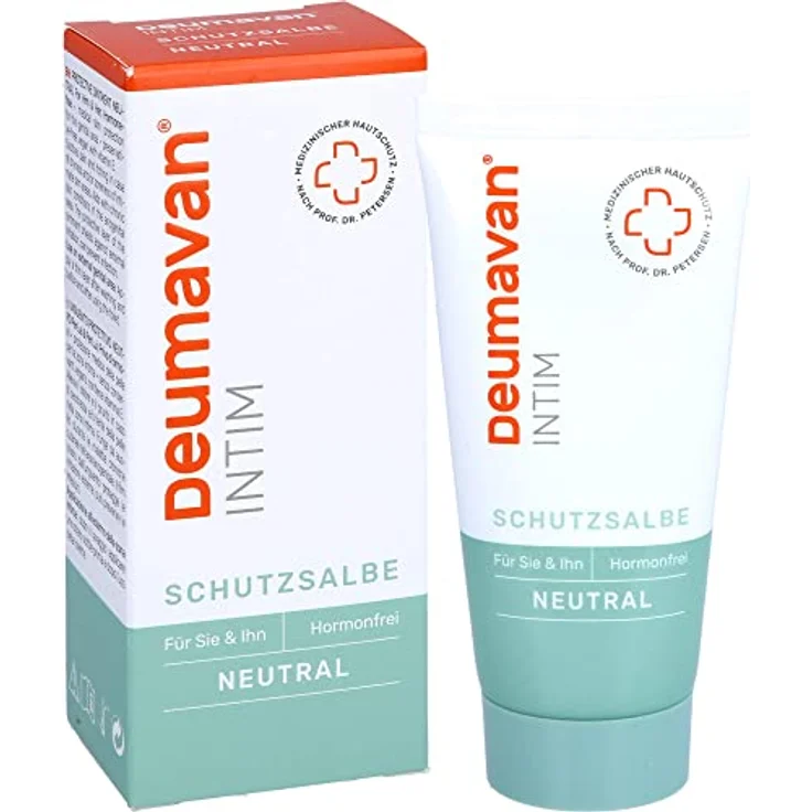 Deumavan Schutzsalbe neutral Tube, lindert Trockenheitsgefühl, Brennen und Jucken 50 ml – Bild 3