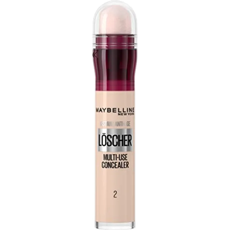 Maybelline New York Abdeckstift, Instant Anti-Age Effekt Concealer, Löscher mit Mikro-Lösch-Applikator, Nr. 02 Nude, 6,8 ml