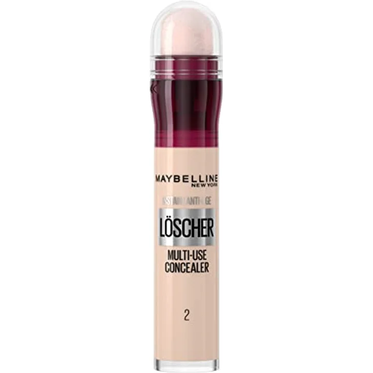 Maybelline New York Abdeckstift, Instant Anti-Age Effekt Concealer, Löscher mit Mikro-Lösch-Applikator, Nr. 02 Nude, 6,8 ml – Bild 1