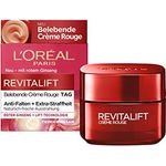 L'Oréal Paris Revitalift Anti Age Belebende Créme Rouge Tagespflege, 50 ml: bekämpft Müdigkeit, strafft Haut & mildert Falten (Roter Ginseng & Hefe-Extrakt)