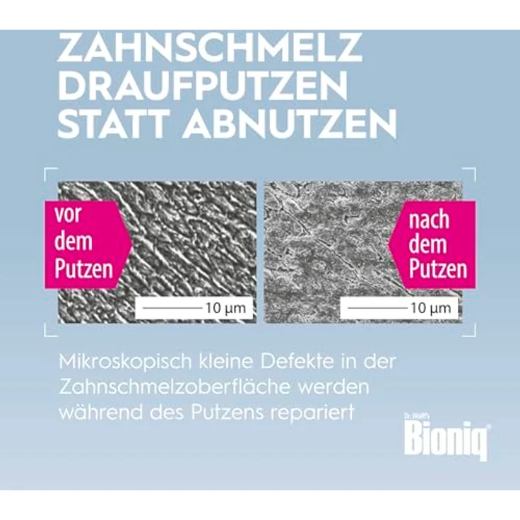 Bioniq® Repair-Zahncreme, 100 ml – fluoridfreie Zahnpasta mit künstlichem Zahnschmelz (Hydroxylapatit) – Zahnschmelz reparieren & Schutz für empfindliche Zähne – Bild 3