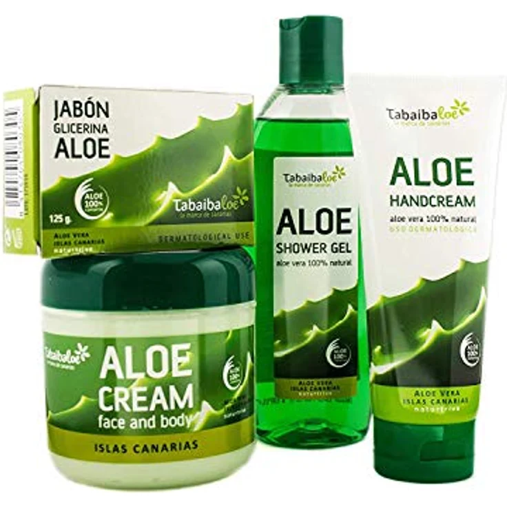 Tabaibaloe-Geschenk-Set Duschgel Face & Body Cream Handcreme Glycerin-Seife  – Bild 2
