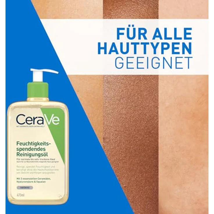 CeraVe Öl Körper Feuchtigkeitsspendendes Schäumendes Reinigungsöl – Bild 6