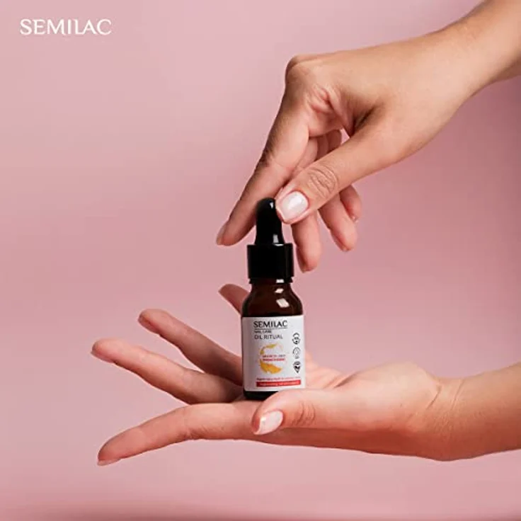 Semilac Regeneratives Nagel- und Nagelhautöl 11 ml, pflegt Nägel und Nagelhaut, Erdbeerduft – Bild 2
