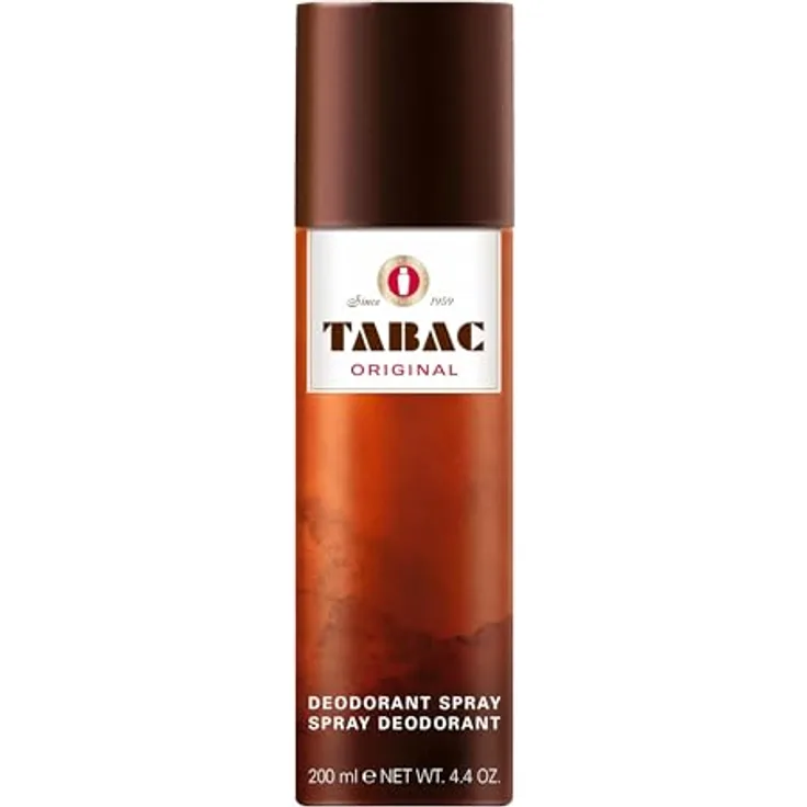 Tabac Original Deodorant Original, 200 ml Aerosol Spray mit maskulin-herbem Duft und 24 Stunden Schutz gegen Körpergeruch