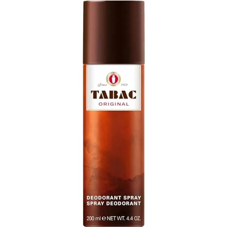 Tabac Original Deodorant Original, 200 ml Aerosol Spray mit maskulin-herbem Duft und 24 Stunden Schutz gegen Körpergeruch – Bild 1