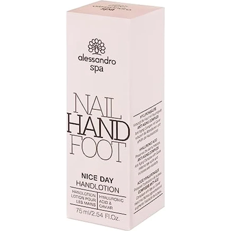 alessandro Spa Nice Day Handcreme Leichte Handlotion mit Hyaluronsäure und Kaviar 75 ml – Bild 4