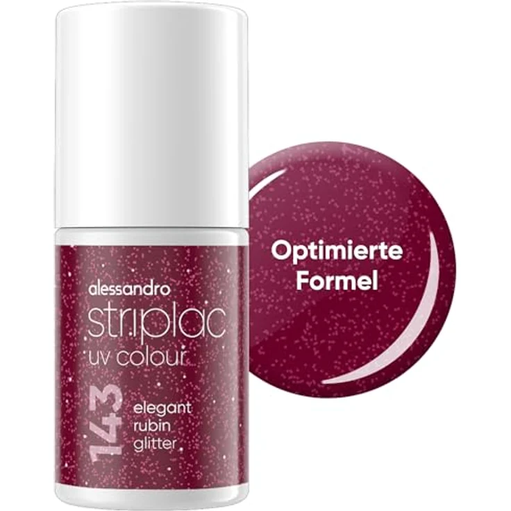 Alessandro Striplac UV Colour Nagellack 6,5 ml, hochpigmentiert, kratzfest, entfernt ohne Remover – Bild 1