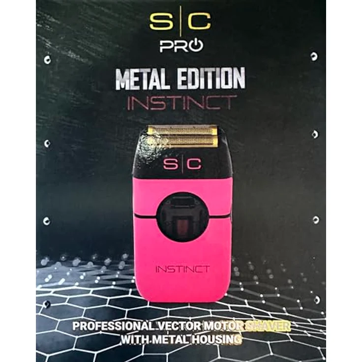 Stylecraft Instinct Metal Shaver Pink, Doppelfolienrasierer mit Vektor-Motor und 11.500 U/min – Bild 3