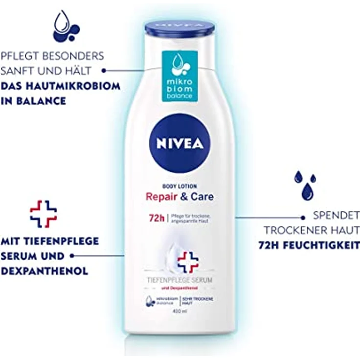 NIVEA Repair & Care Body Lotion 400 ml  – Bild 3