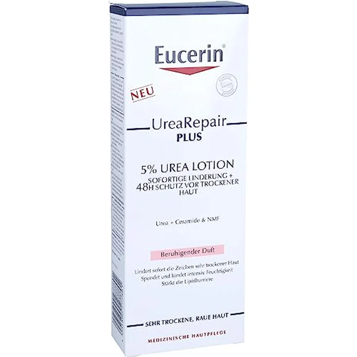 Eucerin UreaRepair Plus 5% Urea Lotion, 250 ml Lotion - hochwertige medizinische Hautpflege – Bild 5