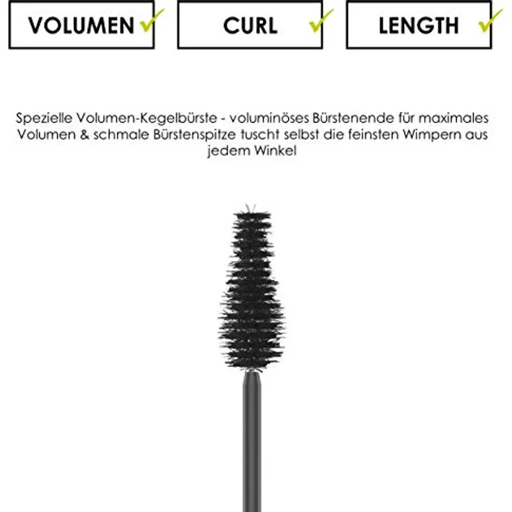 Sante Fresh Cucumber Volume Wimperntusche 12 ml  – Bild 5