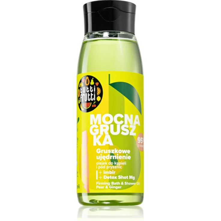 Farmona Tutti Frutti Pear & Ginger Dusch- und Badeöle, 400 g – intensiv feuchtigkeitsspendend, hautstraffend und pflegend