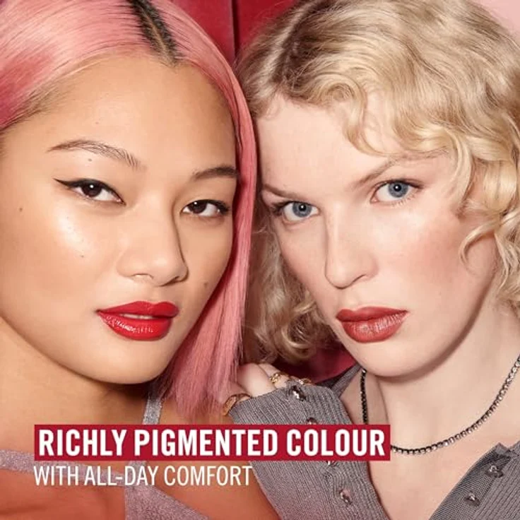Rimmel London LASTING FINISH SHIMMERS Lippenstift, langanhaltend, #900 Pearl Shimmer, 18 g – Bild 8