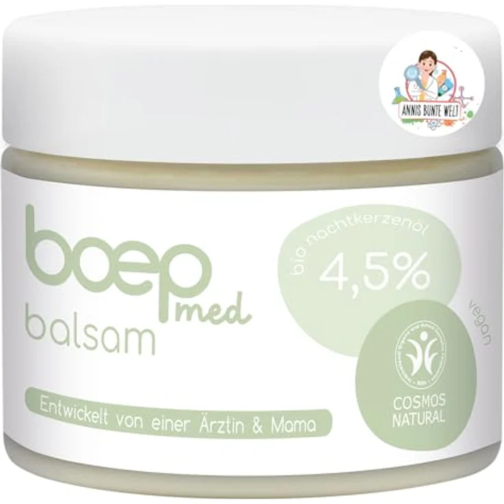 boep med Balsam, vielseitige Anwendung als Lippenbalsam, Brustwarzensalbe und Wind & Wettercreme, 50ml, vegan und von Hebammen empfohlen – Bild 1
