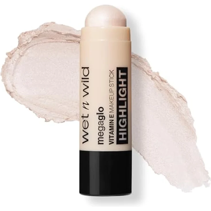 Wet n Wild MegaGlo Highlighter Stift, cremig, Farbton Moonlike, 6 g, lichtreflektierende Pigmente – Bild 1