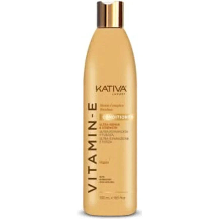 Kativa Vitamina E Biotina y Bamboo Conditioner, 550ml für gesundes und kräftiges Haar