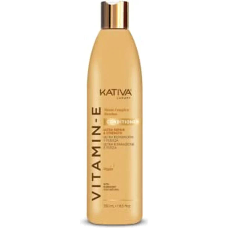 Kativa Vitamina E Biotina y Bamboo Conditioner, 550ml für gesundes und kräftiges Haar – Bild 1