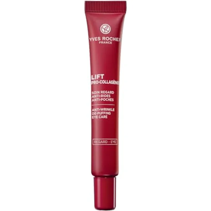 Yves Rocher Lift Pro-COLLAGÈNE - Glättende Anti-Falten Augenpflege - Mit Kollagen und pflanzlichen Extrakten - Sichtbare Reduktion von Falten - 14 ml