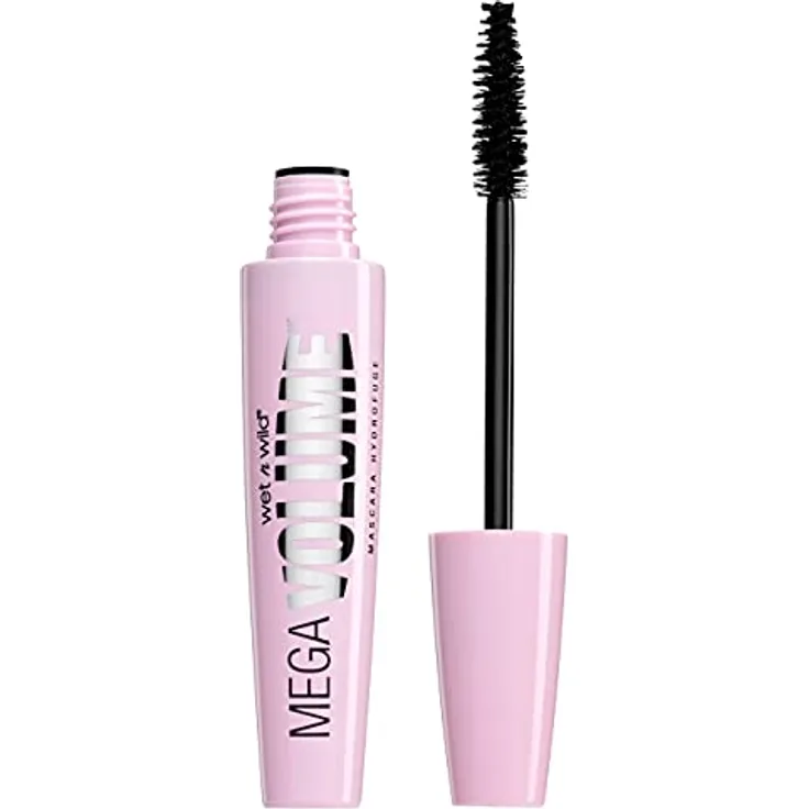 Wet n Wild Mega Volume Mascara, für maximales Volumen, Farbton Very Black, 6 ml