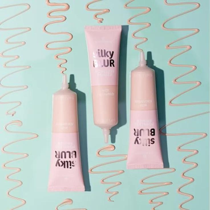 essence silky BLUR Make-up Primer, Niacinamid für porenverfeinernde Haut, 30 ml – Bild 7