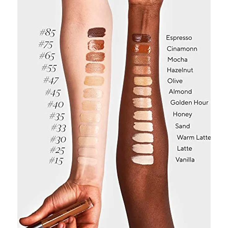 Mádara Augen Make-up Luminous Perfecting Concealer 35 Honey 4 ml mittlere Deckkraft – Bild 5