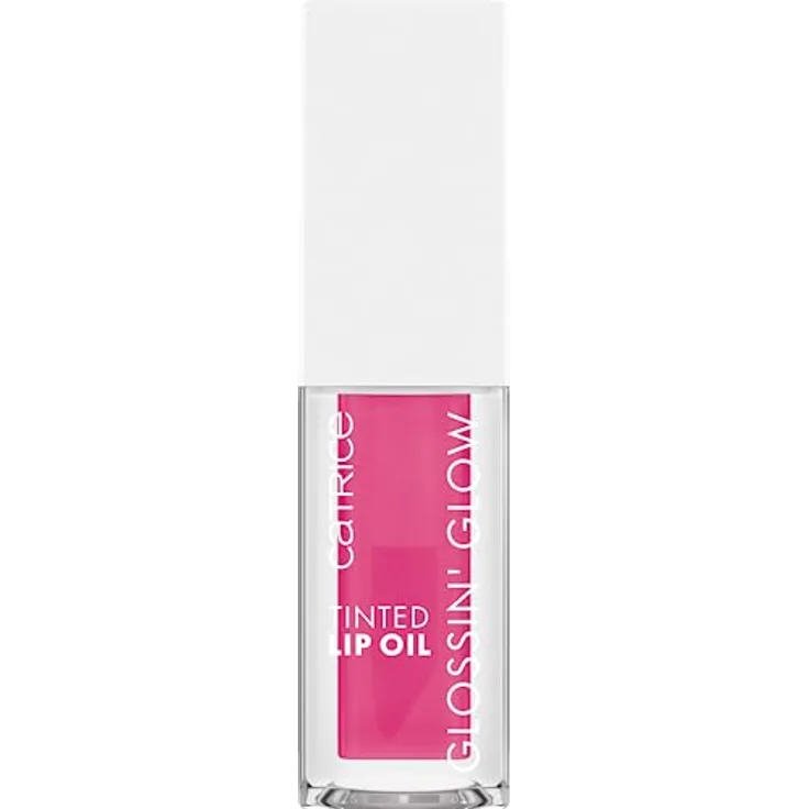 Catrice Glossin' Glow Tinted Lip Oil, Lipgloss, Nr. 040, Pink, pflegend, Färbeeffekt, mit Ölen, natürlich, glänzend, vegan, ohne Parabene, ohne Mikroplastikpartikel, Nanopartikel frei, 1er Pack (4ml)