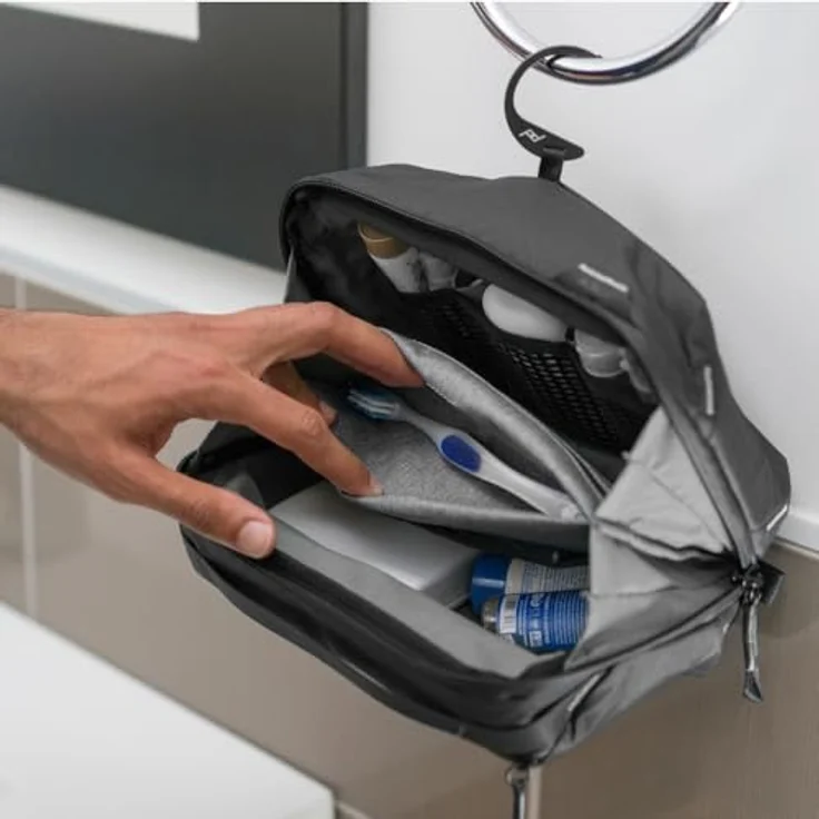 Peak Design Wash Pouch - Kulturtasche Coyote (Hellbraun) mit Origami-Innentasche – Bild 5