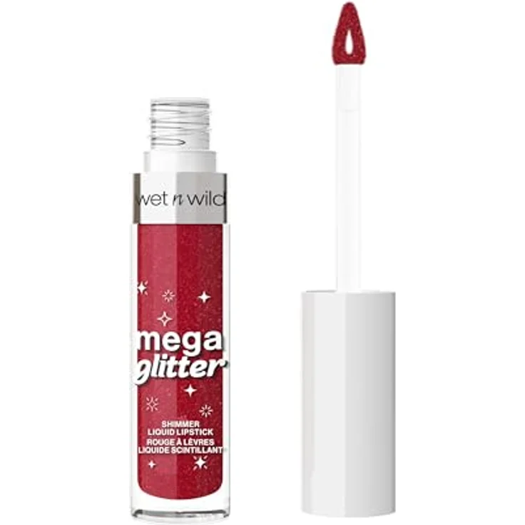 wet n wild Megaglitter Shimmer Liquid Lipstick, 2,8 ml, vegan und tierversuchsfrei, schimmerndes Finish – Bild 4