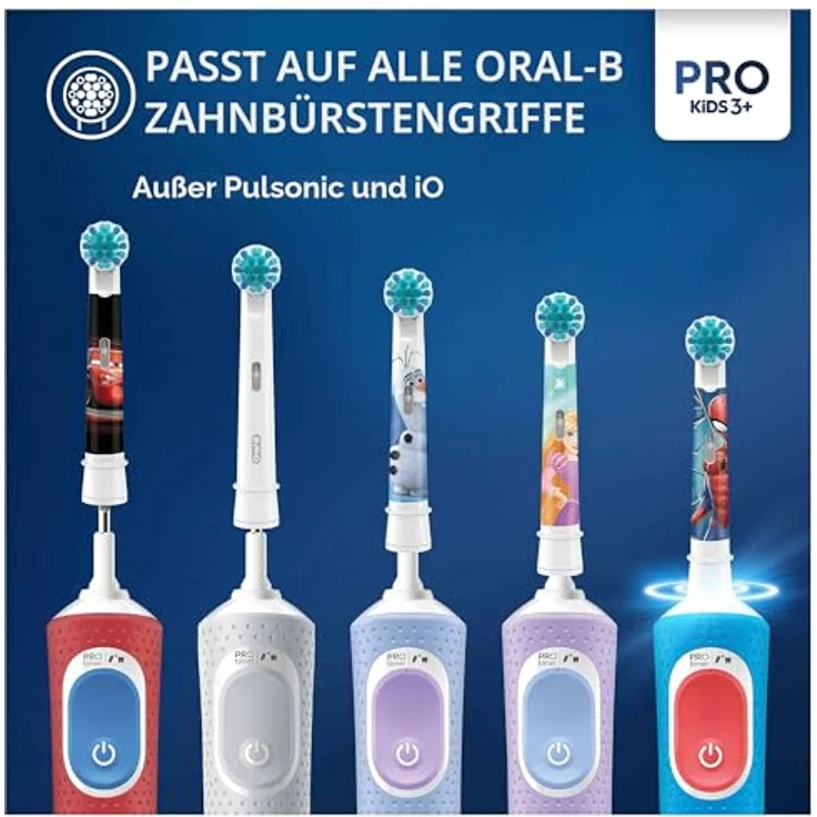 Braun Oral-B Kinderzahnbürstenaufsatz Spiderman 4U, extra-weiche Borsten für kleine Münder, geeignet für Kinder ab 3 Jahren – Bild 6