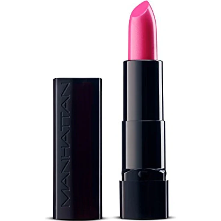 Manhattan All In One Lippenstift, Schimmernder Lipstick für langanhaltenden Glanz & intensive Farbe, Farbe Doll Me Up 740, 1 x 4,5g – Bild 1
