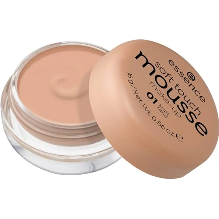 Essence Soft Touch Mousse Foundation 01 Matt Sand 16 g – Bild 2