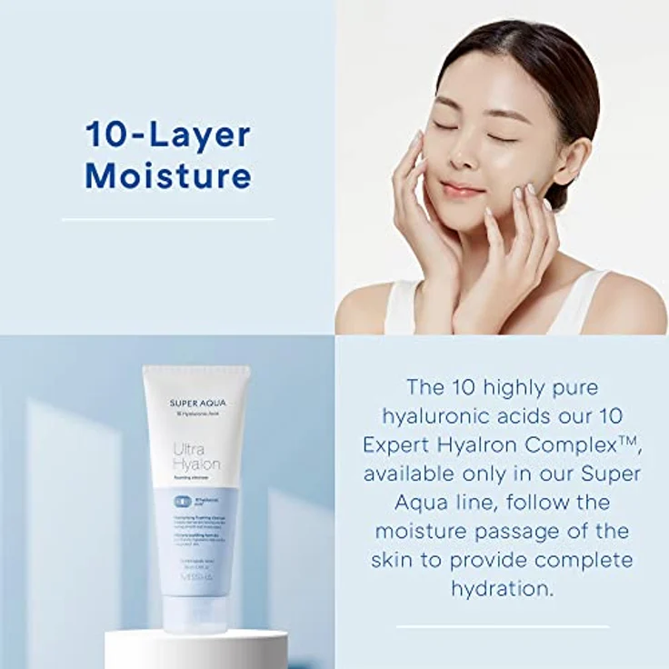 Missha Super Aqua Ultra Hyalron Cleansing Foam, 200 ml – Bild 5