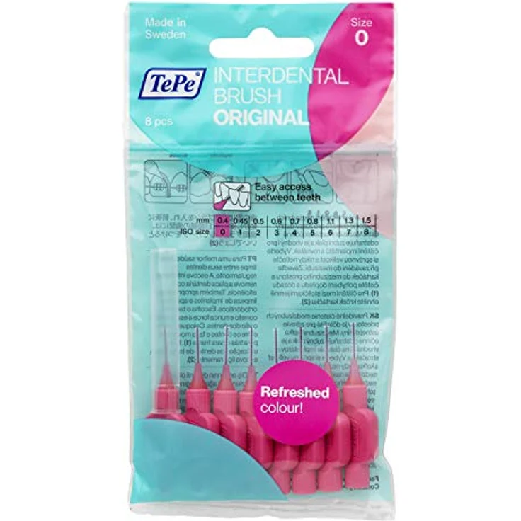 TePe Interdentalbürste 0,4 mm Größe 0 Original  8 Stück – Bild 2