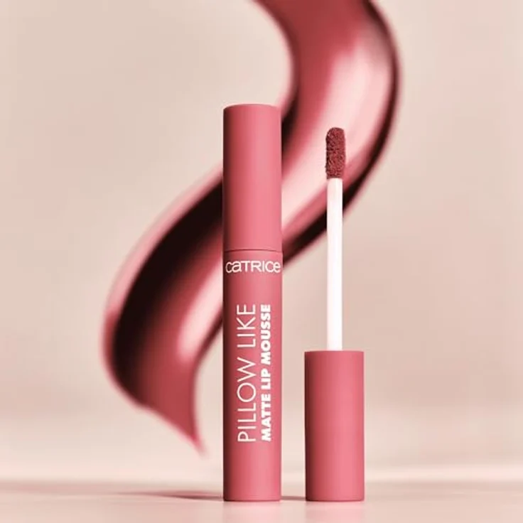 Catrice Pillow Like Matte Lip Mousse, flüssiger Lippenstift mit mattierendem Finish, 020 Air Affair, 2.8 ml – Bild 9