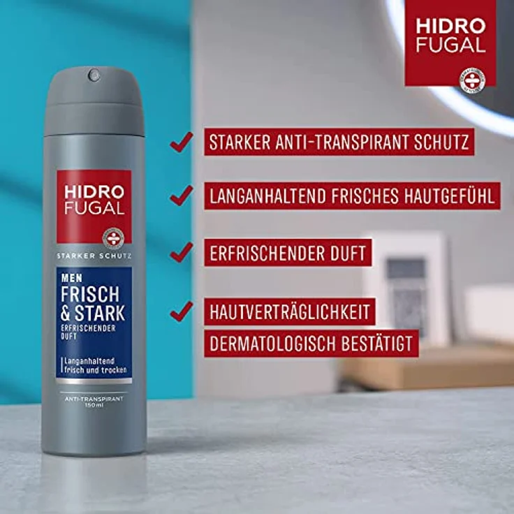 Hidrofugal Men Frisch & Stark Spray, 150 ml – Bild 3