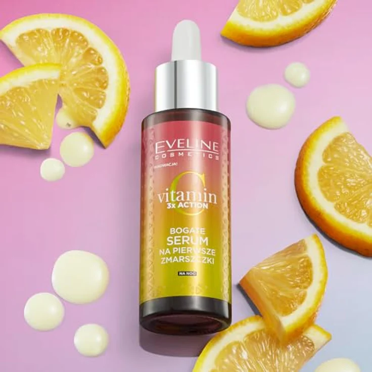 EVELINE Cosmetics Vitamin C 3x Action, 30 ml feuchtigkeitsspendendes, regenerierendes Gesichtsserum für Damen – Bild 7
