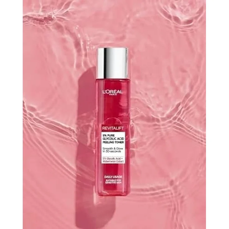 L’Oréal Paris Revitalift Glycolic Peeling Toner, Gesichtsreinigungstonikum mit sanfter Hautverfeinerung, 180 ml – Bild 9