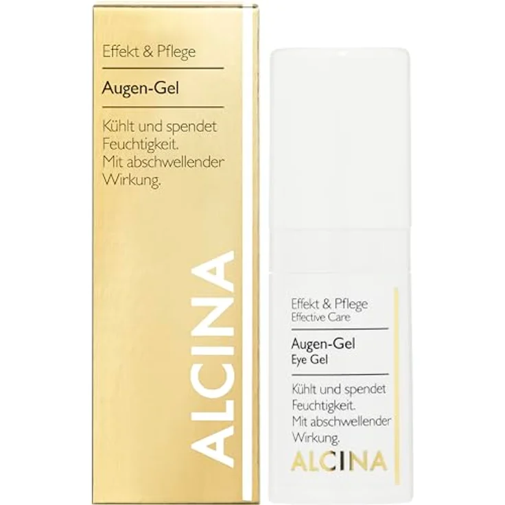 Alcina Effective Care Augengel, kühlende Augenpflege mit feuchtigkeitsspendenden Eigenschaften, 15 ml – Bild 1
