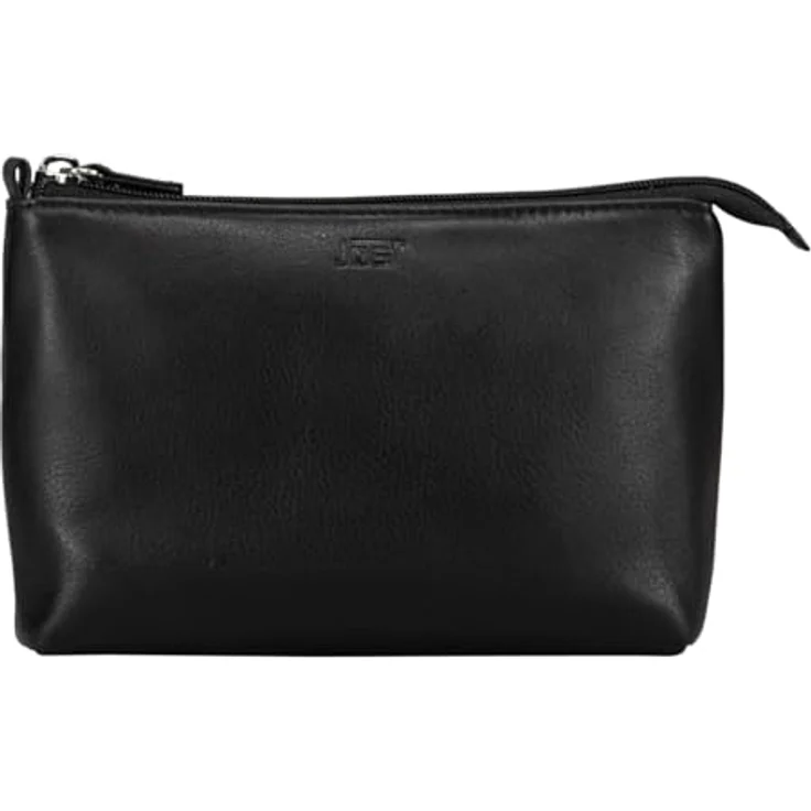 Jost Odense Kosmetiktasche aus 100% Leder, 18 cm, schwarz – Bild 1