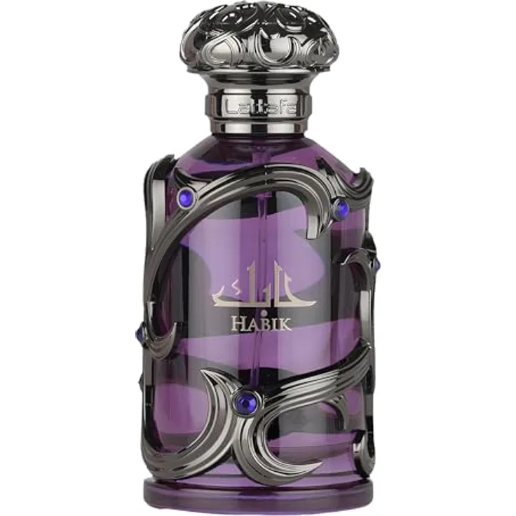 Lattafa Habik Eau de Parfum Spray, Spicy Aromatic Woody Musky Duft für Männer, 100 ml, lange Haftung und ethisch produziert