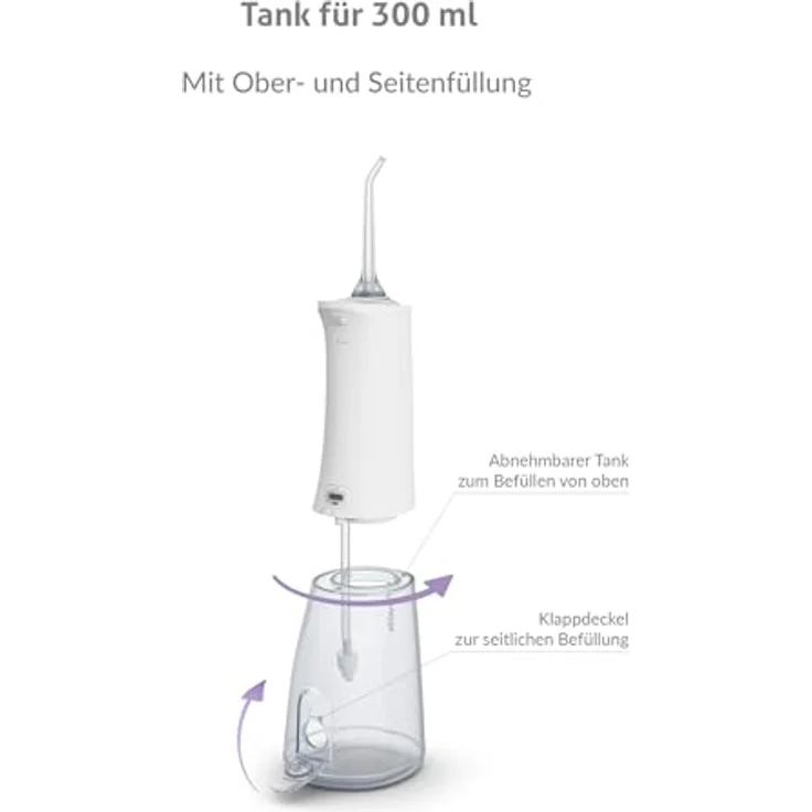 TrueLife AquaFloss Compact L100, Munddusche für Interdentalhygiene, geeignet für empfindliche Zähne und Zahnfleisch – Bild 7