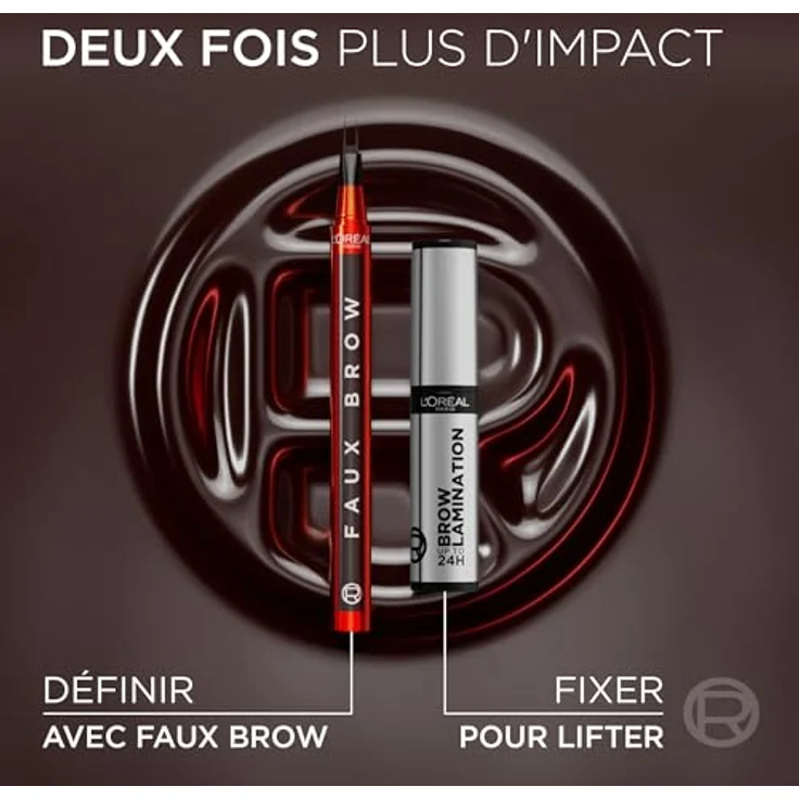 L’Oréal Paris Infaillible Faux Brow Augenbrauenstift, langanhaltend und wasserfest, Farbe: Brunette, 12,4 g – Bild 2