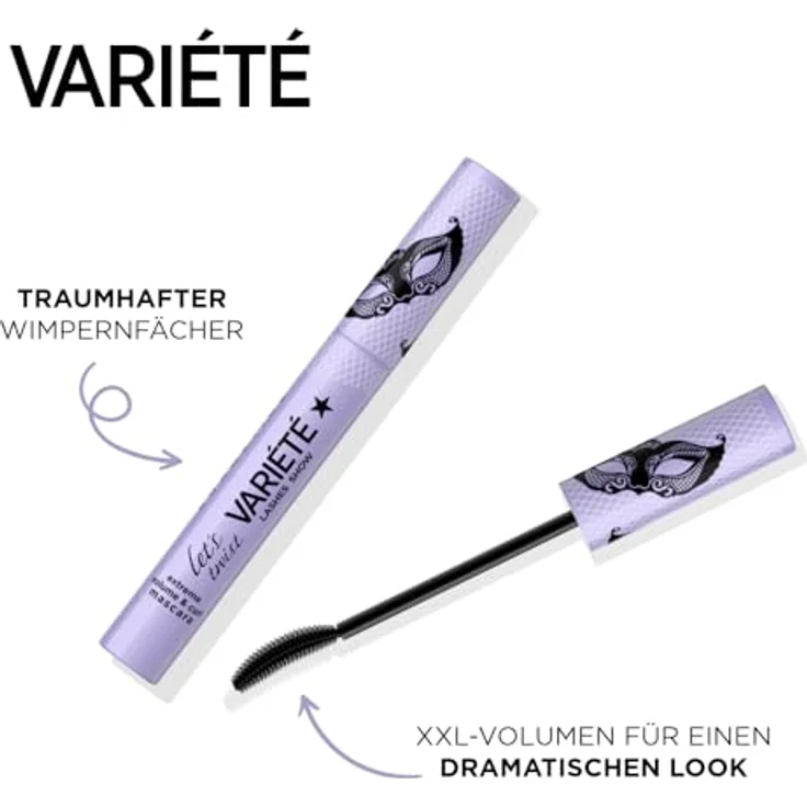 EVELINE Cosmetics Variété Let's Twist, volumisierende Wimperntusche mit intensiver Farbe, 10ml – Bild 2