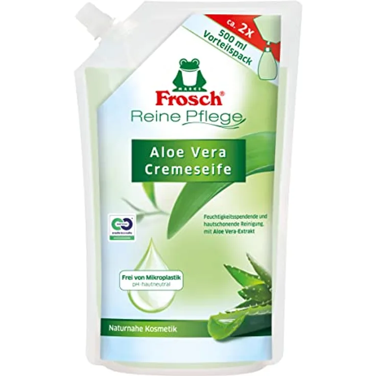 Frosch Reine Pflege Aloe Vera Cremeseife, 0,5 l