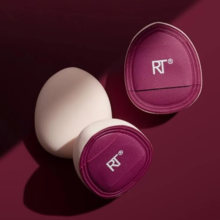 Real Techniques Mini Marshmallow Puff Trio Set, 3 weiche Make-Up Schwämme für makellose Basis, limitierte Auflage – Bild 7