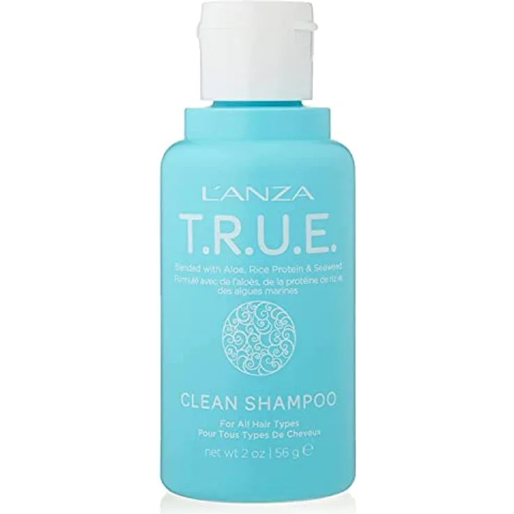 L'ANZA T.R.U.E Clean Powder Shampoo, 56 g, nachhaltige Pulverformel mit Aloe und Squalan, Unisex